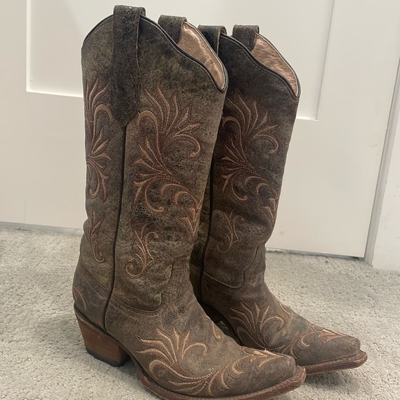 Women’s Circle G by Corral Cowboy Boot - Size 6 - Picture 1 of 6
